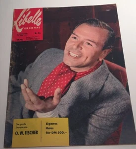 Libelle Zeitschrift 15.06.1957 Rar Alt O.W. Fischer - Bild 1 von 2