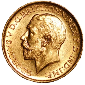 Australia Gold Sovereign George V 1911 S Sydney mint. KM#29 (11543) - Foto 1 di 3
