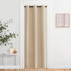 Doorway Curtains, Room Darkening Curtain and Drape Energy Efficient Warmth Gromm - Picture 1 of 9