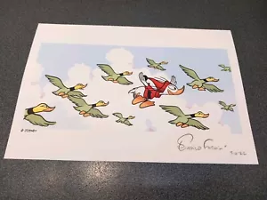 ENRICO FACCINI LITOGRAFIA PAPEROGA 20X30 FIRMATA - Foto 1 di 1