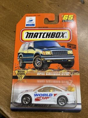 Matchbox 1998 Opel Calibra DTM, White France World Cup #65 New D1 - Image 1 of 2