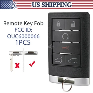 Remote Control Key Fob For 2008 2009 2010 2011 2012 2013 2014 Cadillac Escalade - Picture 1 of 8