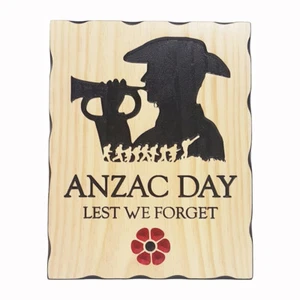 Anzac Day 5 - Timber Sign - Bild 1 von 3