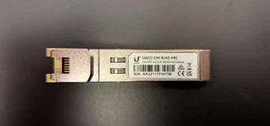 Ubiquiti Networks 10 GbE SFP+ to RJ45 Adapter (UACC-CM-RJ45-MG) Tested Working - Photo 1/4