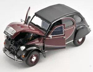 BLITZ VERSAND Citroen 2CV 6 Charleston Ente Welly Modell Auto 1:24 NEU OVP BOX - Bild 1 von 1