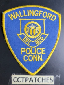 WALLINGFORD, CONNECTICUT POLICE SHOULDER PATCH CT - Imagen 1 de 2