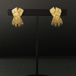 Christian Dior Gold Tone Earrings/2BD0142 - Picture 1 of 8