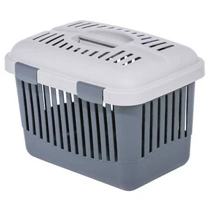 Transportbox Reisebox Haustierbox Öffnung nach oben für Katzen kl. Hunde Nager - Bild 1 von 9
