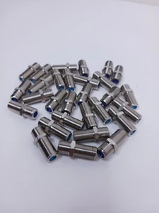 29 x F81 3GHz Barrel Connector RG6 Coax High Frequency Cable Splice Adapter Dish - Picture 1 of 3