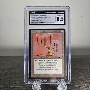 Magic the Gathering 1994 Antiquities CANDELABRA OF TAWNOS Cgc 8.5 Nm/Mint+ - Picture 1 of 2