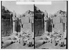 Egypt; Karnak, Statues of Thutmosis III, in front of 7th pyl -- 1920s Old Photo
