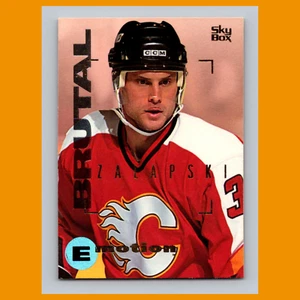 Zarley Zalapski #26 1995 SkyBox E-Motion Calgary Flames Hockey Card NHL NM - Picture 1 of 3
