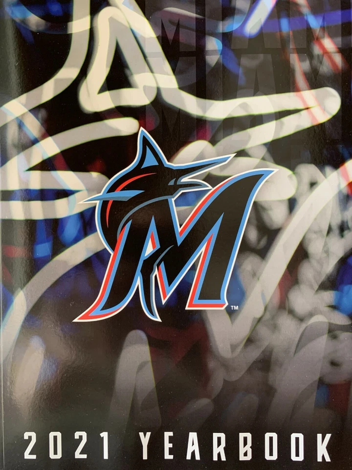 2021 MIAMI MARLINS YEARBOOK MLB PROGRAM WORLD SERIES ? MATTINGLY JETER 109 PG.'S - Image 1 of 4