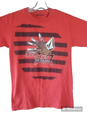 VOLCOM STONE'S Shirt PEANUT BUTTER RAIL Snowboarding Freddy Krueger Nightmare - Image 1 of 4