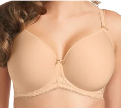 NWOT Fantasie FL2024 Rebecca Spacer T-Shirt Smooth Contour Bra BEIGE size 32D - Image 1 of 4