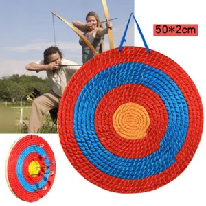 50cm/20"Archery Straw Target Solid Darts Board Outdoor Arrow Shooting Bow Target - Picture 1 of 9