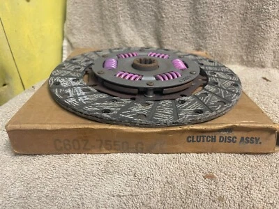 NOS FORD C6OZ-7550-G 1968 MUSTANG SHELBY GT350 MANUAL TRANS CLUTCH DISC ASSEMBLY - Image 1 of 4