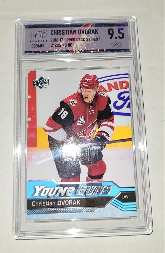 16/17 UD 1 Christian Dvorak Young Guns Rc #235 Gem Mint 9.5 - Image 1 of 1