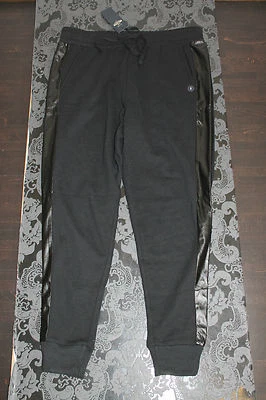 Top Hollister Ladies Sweatpants SIZE S Black Shiny New with Label - Image 1 of 3