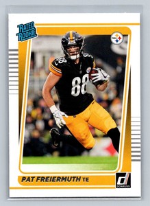 2021 Donruss Rated Rookie Pat Freiermuth RC Pittsburgh Steelers #281