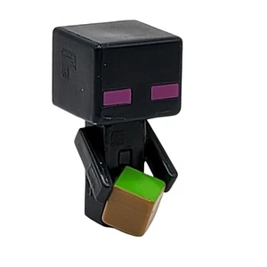 Minecraft Mini-Figures Enderman Grass Block 1" Stop Motion Movie Creator Mojang - Picture 1 of 2