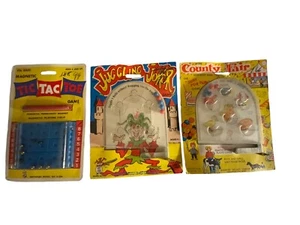 Vintage Tic Tac Toe, Juggling Juggler, & At The County Fair New Old Stock - Picture 1 of 10