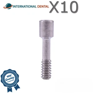 10 tornillos de fijación de titanio para cabezal adaptador plataforma delgada Int accesorio dental hexagonal - Imagen 1 de 4