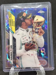 2020 Topps Chrome F1 Sapphire Lewis Hamilton Winner Russia 70th /70 SSP MERCEDES - Picture 1 of 3
