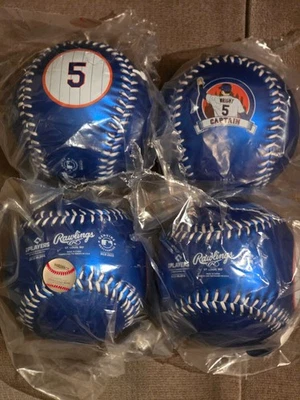 New York Mets DAVID WRIGHT Captain #5 Commemorative Baseball -Retirement 7/19/25 - Image 1 of 4