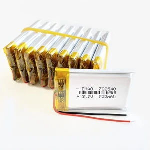 3.7V 700mAh LiPo Polymer Rechargeable Battery 702540 For Smart Watch GPS Camera - Picture 1 of 20