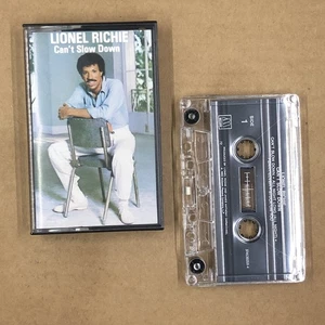 LIONEL RICHIE Cassette Tape Funk Soul CANT SLOW DOWN 90s REISSUE ALL NIGHT LONG - Picture 1 of 6