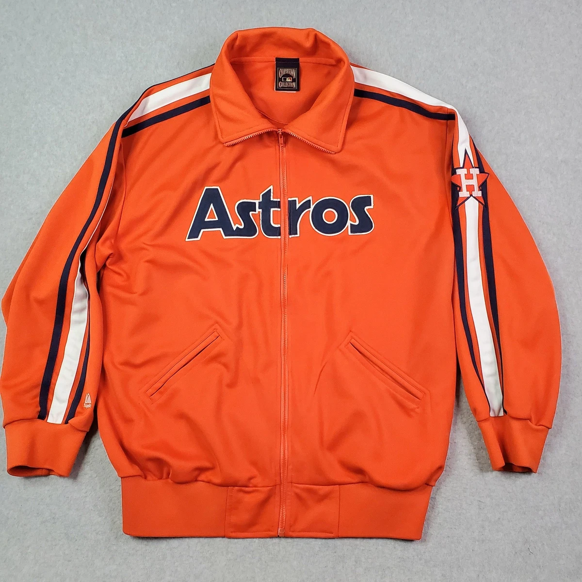 ヒューストン アストロズ ジャケット MLB マジェスティック　プルオーバー ヒューストン アストロズ ジャケット MLB マジェスティック プル