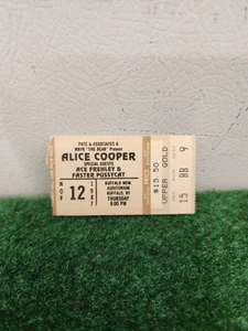 Seltene 1987 Alice Cooper Konzertkarte Stub, 12. November 1987, Buffalo, NY - Bild 1 von 8