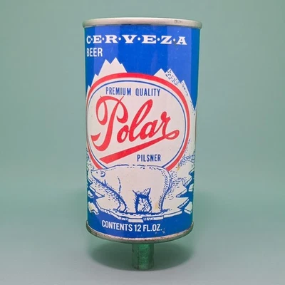 Vintage 1970s Polar Brewing Co Pilsner Beer Can Tap Handle Handmade Pull Tab - Image 1 of 4