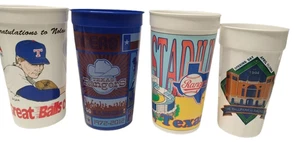 Vintage Lot 1980s/1990s TEXAS RANGERS Collector Cups - NOLAN RYAN / Arlington - Picture 1 of 10