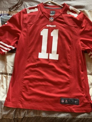 Camiseta de fútbol americano de la NFL roja grande de los San Francisco 49ers para hombre Alex Smith 11 Nike Foto 1 de 3