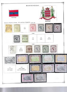Kenr2: Colección Montenegro y Montesserat de 1947 álbum Scott - Imagen 1 de 4