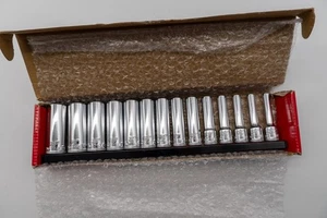 Mac Tools 14Pc 3/8" Drive 6-PT Metric Deep Non-Slip Socket Set SXM146BRPT NEW - Bild 1 von 2