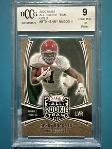 2020 SAGE All Rookie Team Henry Ruggs III #RT-9 BCCG 9 RC - Picture 1 of 2