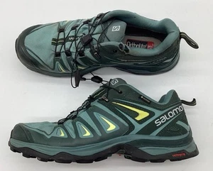 Salomon X Ultra 3 GTX 171383 Hiking Shoes Women’s Gore-Tex Green Size 9.5 - Picture 1 of 9