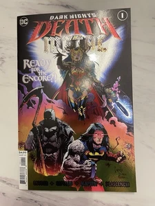 Dark Nights Death Metal #1 Embossed Foil Cover DC 2020 NM - Picture 1 of 5