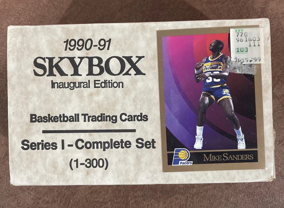 1990-91 SKYBOX инаугурационное издание серии 1 полный набор карт 1-300 запечатанный - Изображение 1 из 1