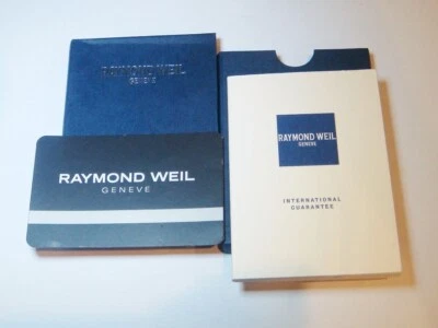 RAYMOND WEIL International Guarantee Warranty watch book and card and cover  - Image 1 of 4