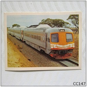 Weet-Bix Get into Training #7 Westrail The Prospector Cereal Card (CC147)