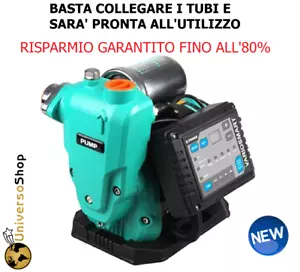 KIT AUTOCLAVE ELETTROPOMPA CON INVERTER POMPA AUTOMATICA AUTOADESCANTE 1 HP - Foto 1 di 7