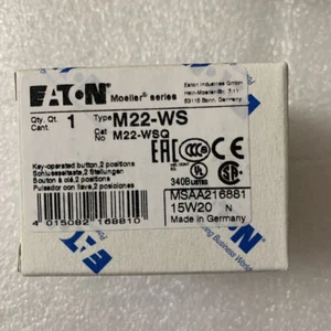 1ps NEW EATON MOELLER M22-WS M22-WS free shipping - Picture 1 of 3