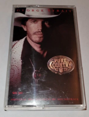 VINTAGE George Straight~Pure Country MCAC 10651 Cassette 1992 MCA Foto 1 de 4