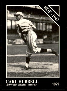 1991 Conlon Collection TSN #10 Carl Hubbell Excellent