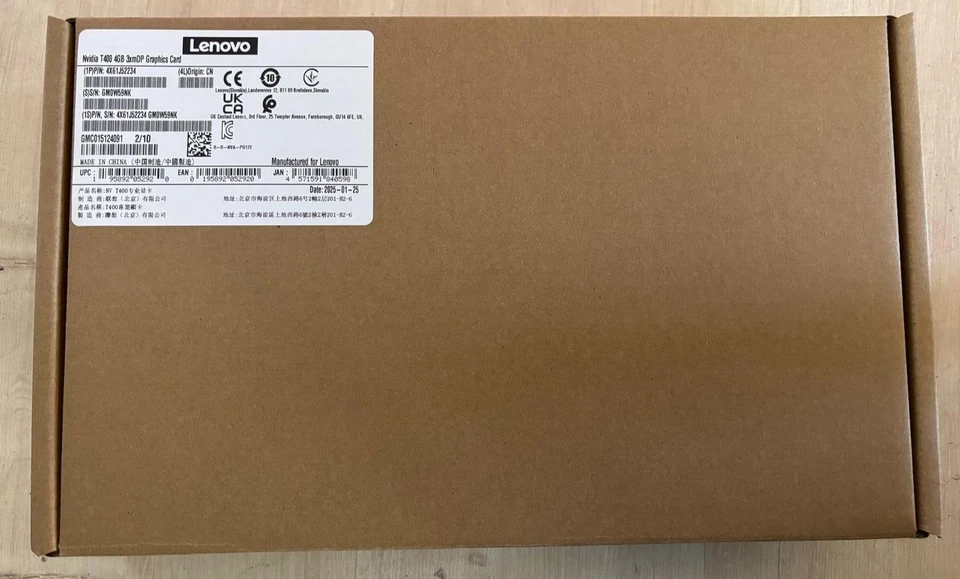 Nvidia T400 4 GB GDDR6 P/N 4X61J52234 - Immagine 1 di 1