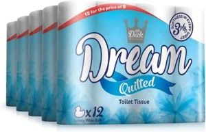 Little Duck Dream 3-Ply Toilet Tissue Paper Quilte EMBOSSED Rolls Loo Rolls - Picture 1 of 7